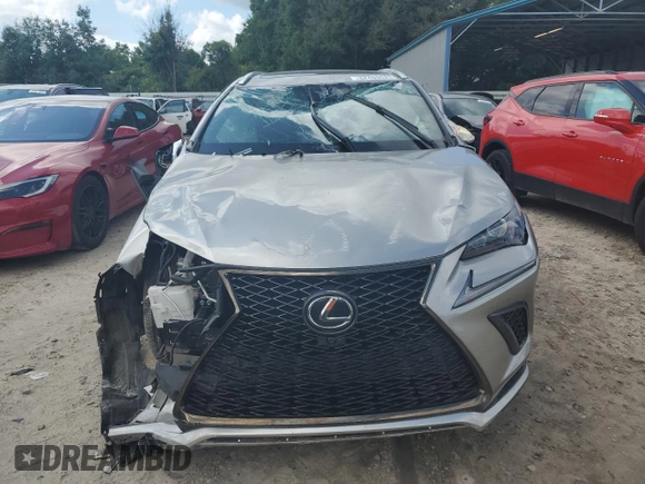 2020 Lexus NX 300 F Sport with VIN JTJSARBZ7L2162400, listed as a Copart auction lot 62706025 with 49,303 mi miles and Non repairable. Bid and sale history available at DreamBid. Image 5.