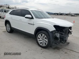 2020 Volkswagen Atlas SE with VIN 1V21E2CAXLC221676, listed as a Copart auction lot 50775655 with 82,648 mi miles and Clean title. Bid and sale history available at DreamBid. Image 4.