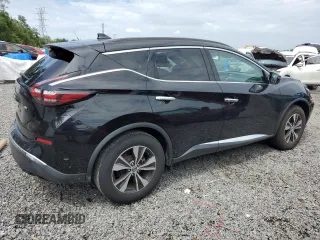 2020 Nissan Murano SV with VIN 5N1AZ2BJ9LN140420, listed as a Copart auction lot 62720055 with Not provided miles and Salvage title. Bid and sale history available at DreamBid. Image 3.