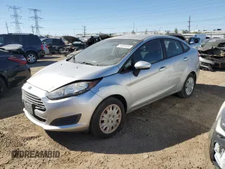 2017 Ford Fiesta S with VIN 3FADP4AJ5HM125490, listed as a Copart auction lot 46572195 with 81,806 mi miles and Salvage title. Bid and sale history available at DreamBid. Image 1.