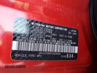 2023 Mitsubishi Outlander ES z VIN JA4J3TA80PZ028429, wystawiony jako Copart lot #51299855 z przebiegiem 158 266 mil mil oraz Szkoda całkowita • Salvage title. Historia ofert i sprzedaży dostępna na DreamBid. Obrazek 13.