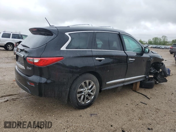 2015 Infiniti QX60 z VIN 5N1AL0MM8FC543009, wystawiony jako Copart lot #57720315 z przebiegiem 95 614 mil mil oraz Szkoda całkowita • Salvage title. Historia ofert i sprzedaży dostępna na DreamBid. Obrazek 3.