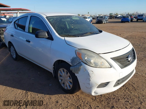 2014 Nissan Versa S Plus with VIN 3N1CN7AP4EL868650, listed as a IAAI auction lot 41604418 with 168,439 mi miles and . Bid and sale history available at DreamBid. Image 1.