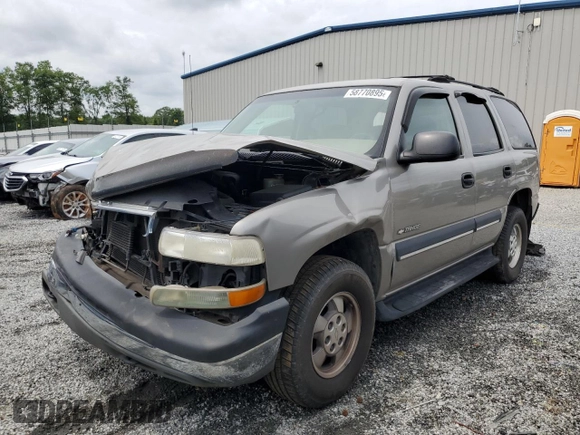 2002 Chevrolet Tahoe LS with VIN 1GNEC13Z52J232577, listed as a Copart auction lot 58770895 with 240,960 mi miles and Salvage title. Bid and sale history available at DreamBid. Image 1.