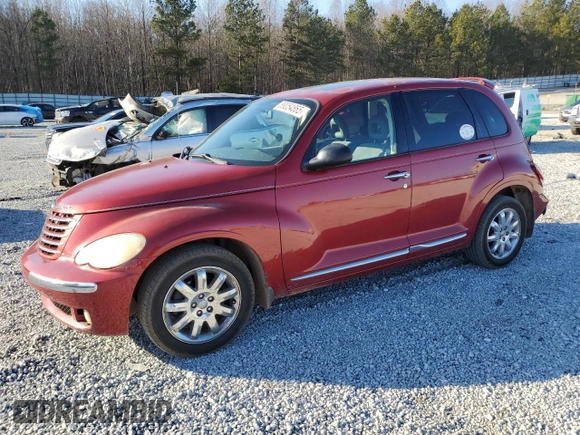 2007 Chrysler PT Cruiser Limited with VIN 3A8FY68857T622731, listed as a Copart auction lot 89054865 with 182,341 mi miles and Salvage title. Bid and sale history available at DreamBid. Image 1.