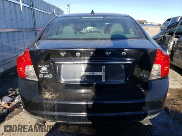 2011 Volvo S40 with VIN YV1672MS2B2538956, listed as a Copart auction lot 89078845 with 172,865 mi miles and Salvage Title. Bid and sale history available at carsss.com. Image 6.