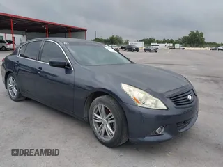 2012 Infiniti G37 Sedan Journey with VIN JN1CV6AP4CM627295, listed as a IAAI auction lot 41270651 with Not Provided miles. Bid and sale history available at carsss.com. Image 1.