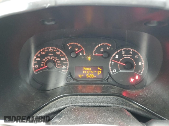 2016 Ram ProMaster City Cargo Tradesman SLT with VIN ZFBERFBT1G6A94408, listed as a Copart auction lot 63798584 with 141,274 mi miles and Salvage Title. Bid and sale history available at DreamBid. Image 9.