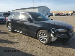 2024 Honda Civic Sedan EX with VIN 2HGFE2F36RH108528, listed as a Copart auction lot 76611464 with 41,501 mi miles and Salvage Title. Bid and sale history available at carsss.com. Image 4.