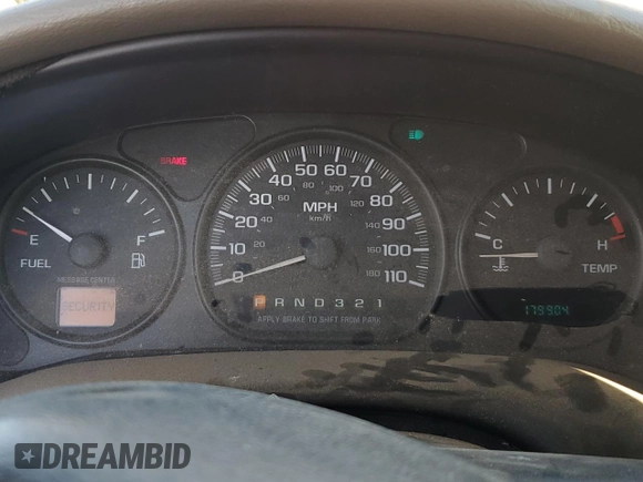 2000 Chevrolet Venture Plus 1SB Pkg with VIN 1GNDU03E2YD335544, listed as a Copart auction lot 83793694 with 179,904 mi miles and Salvage Title. Bid and sale history available at carsss.com. Image 9.