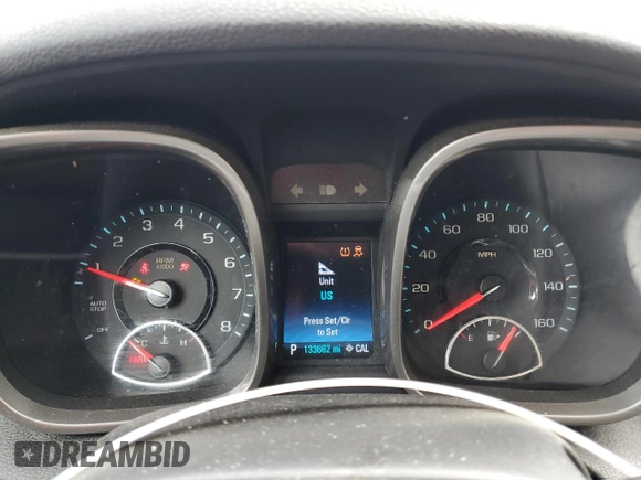 2015 Chevrolet Malibu LS with VIN 1G11A5SL2FF150955, listed as a Copart auction lot 55248575 with 133,662 mi miles and Clean Title. Bid and sale history available at DreamBid. Image 9.