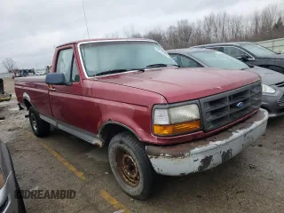 1995 Ford F-150 with VIN 1FTDF15Y6SLB57439, listed as a Copart auction lot 44136335 with 186,438 mi miles and Clean Title. Bid and sale history available at carsss.com. Image 4.