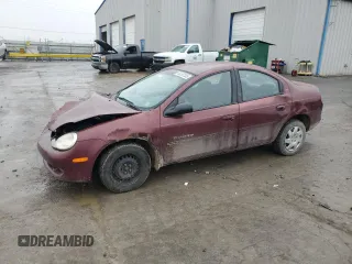 2001 Dodge Neon Highline with VIN 1B3ES46C11D108082, listed as a Copart auction lot 44197205 with 195,191 mi miles and Salvage Title. Bid and sale history available at carsss.com. Image 1.