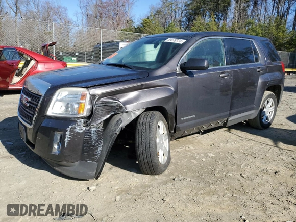 2014 GMC Terrain SLE with VIN 2GKFLVEK6E6334478, listed as a Copart auction lot 49378775 with 152,879 mi miles and Salvage Title. Bid and sale history available at carsss.com. Image 1.
