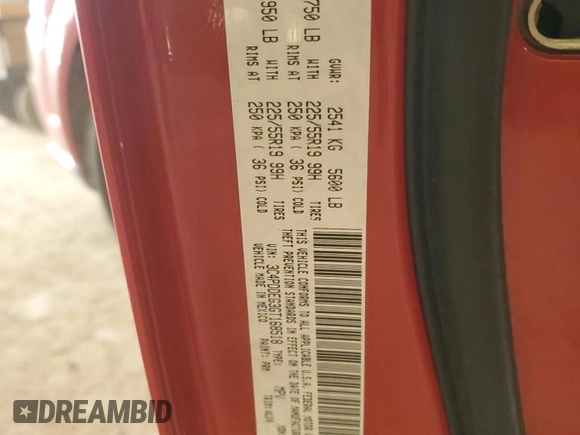 2016 Dodge Journey R/T with VIN 3C4PDDEG3GT168518, listed as a Copart auction lot 50879695 with 77,344 mi miles and Clean Title. Bid and sale history available at DreamBid. Image 13.