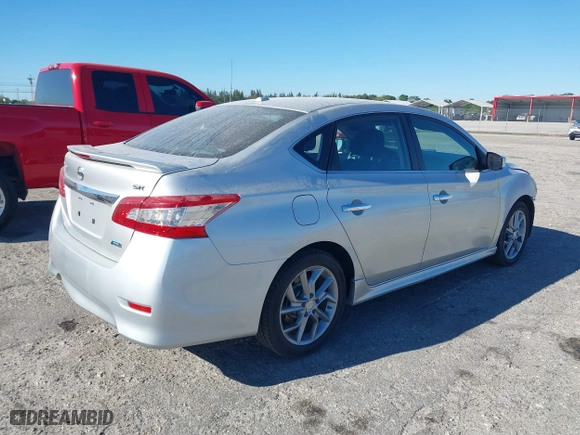 2014 Nissan Sentra SV with VIN 3N1AB7AP8EY318015, listed as a IAAI auction lot 41815001 with 88,251 mi miles. Bid and sale history available at carsss.com. Image 4.