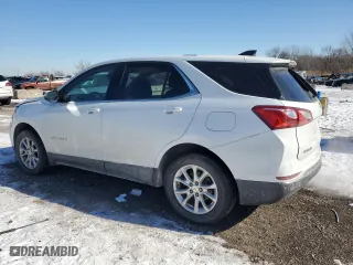 2018 Chevrolet Equinox LT with VIN 2GNAXSEV2J6187144, listed as a Copart auction lot 45956825 with 104,363 mi miles and Salvage Title. Bid and sale history available at carsss.com. Image 2.