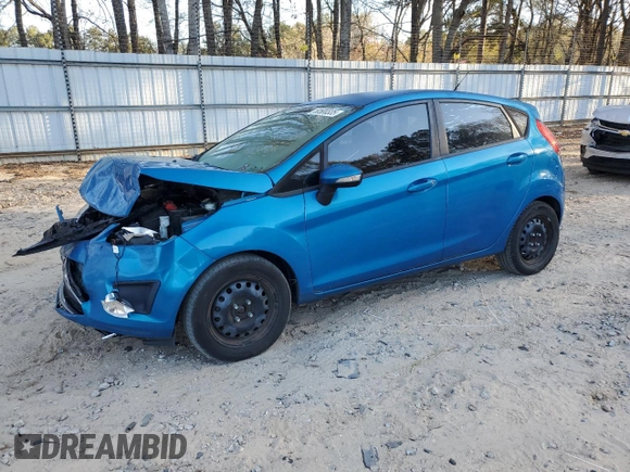2013 Ford Fiesta SE with VIN 3FADP4EJ1DM174240, listed as a Copart auction lot 50500335 with 163,738 mi miles and Salvage Title. Bid and sale history available at carsss.com. Image 1.