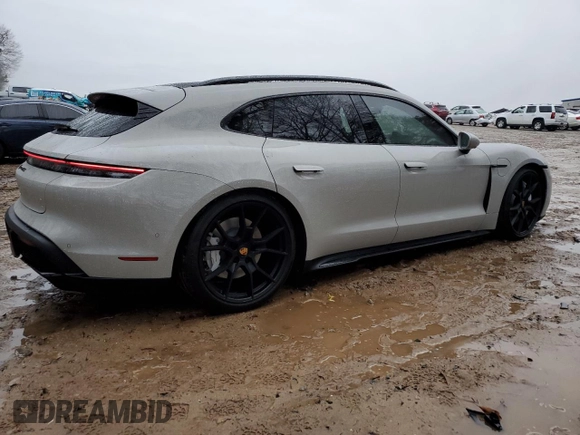 2024 Porsche Taycan GTS with VIN WP0CD2Y1XRSA84164, listed as a Copart auction lot 42511885 with 3,662 mi miles and Salvage title. Bid and sale history available at DreamBid. Image 3.