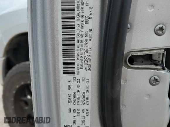2016 Ram 1500 Big Horn с VIN 1C6RR7LT6GS137820, выставлен на аукционе Copart как лот 60477215 с пробегом 148 898 миль миль и Чистый • Clean title. История ставок и продаж доступна на DreamBid. Изображение 12.