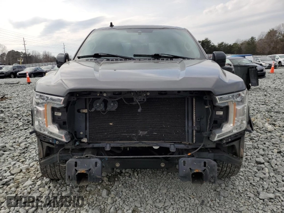 2019 Ford F-150 XL with VIN 1FTEW1C54KKC39558, listed as a Copart auction lot 46695815 with 146,507 mi miles and Salvage Title. Bid and sale history available at DreamBid. Image 5.