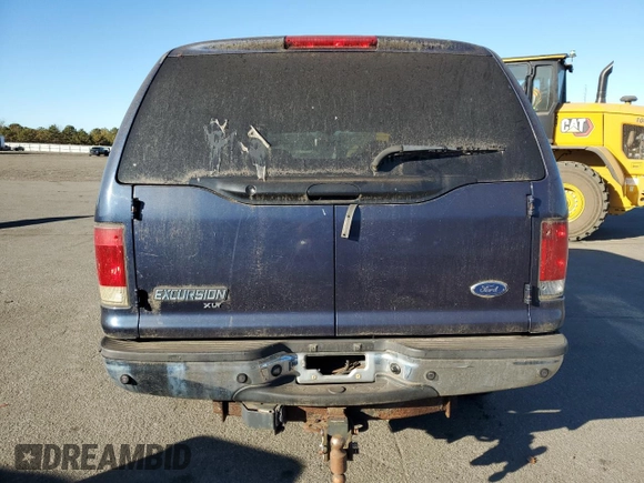 2004 Ford Excursion Special Serv z VIN 1FMSU41P44EC84947, wystawiony jako Copart lot #79338514 z przebiegiem 183 466 mil mil oraz Czysty tytuł • Clean title. Historia ofert i sprzedaży dostępna na DreamBid. Obrazek 6.