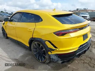 2023 Lamborghini Urus S z VIN ZPBUB3ZL1PLA24058, wystawiony jako IAAI lot #41686367 z przebiegiem 15 346 mil mil oraz . Historia ofert i sprzedaży dostępna na DreamBid. Obrazek 3.