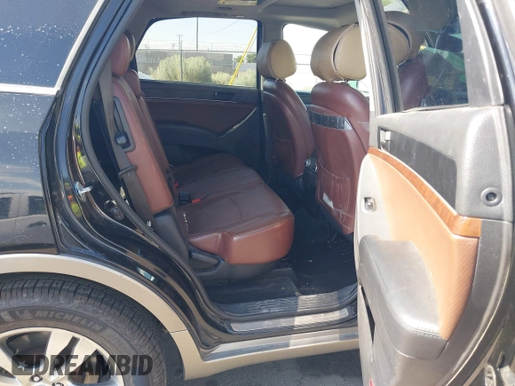 2012 Hyundai Veracruz Limited with VIN KM8NU4CC9CU185021, listed as a IAAI auction lot 42631962 with 191,260 mi miles and . Bid and sale history available at DreamBid. Image 8.