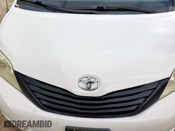 2011 Toyota Sienna with VIN 5TDZK3DC8BS026322, listed as a Copart auction lot 63670155 with Not provided miles and Salvage title. Bid and sale history available at DreamBid. Image 12.