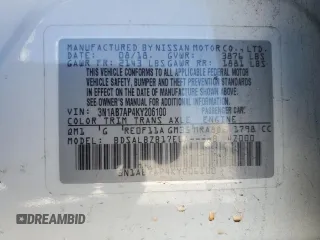 2019 Nissan Sentra SV with VIN 3N1AB7AP4KY206100, listed as a Copart auction lot 48016145 with 153,436 mi miles and Salvage Title. Bid and sale history available at carsss.com. Image 12.