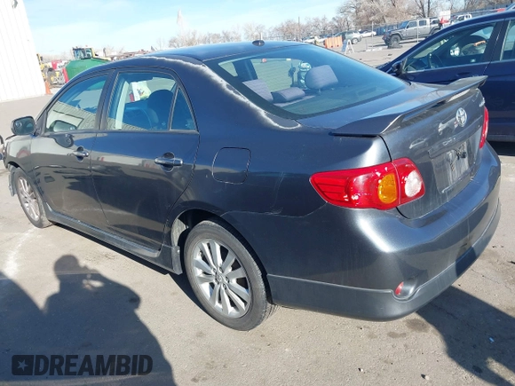 2009 Toyota Corolla with VIN 1NXBU40E89Z100073, listed as a IAAI auction lot 41783064 with 144,866 mi miles. Bid and sale history available at carsss.com. Image 3.