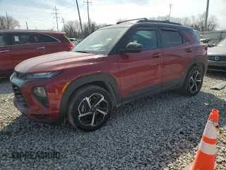 2021 Chevrolet TrailBlazer RS with VIN KL79MUSL0MB065612, listed as a Copart auction lot 49123605 with 68,444 mi miles and Salvage Title. Bid and sale history available at carsss.com. Image 1.