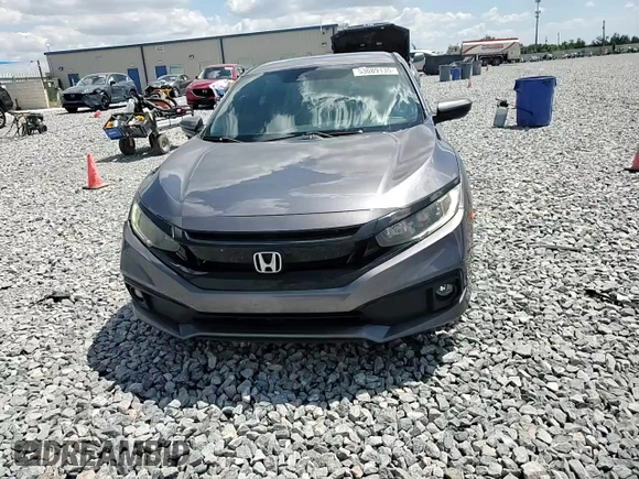 2019 Honda Civic Sedan Sport with VIN 2HGFC2F86KH590862, listed as a Copart auction lot 53089135 with 83,551 mi miles and Non Repairable. Bid and sale history available at carsss.com. Image 13.