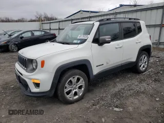 2019 Jeep Renegade Limited z VIN ZACNJBD17KPK03334, wystawiony jako Copart lot #50129255 z przebiegiem 56 986 mil mil oraz Nie do naprawy • Non repairable. Historia ofert i sprzedaży dostępna na DreamBid. Obrazek 1.