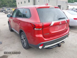 2017 Mitsubishi Outlander SE z VIN JA4AZ3A3XHZ059420, wystawiony jako IAAI lot #42611077 z przebiegiem 130 406 mil mil oraz . Historia ofert i sprzedaży dostępna na DreamBid. Obrazek 3.
