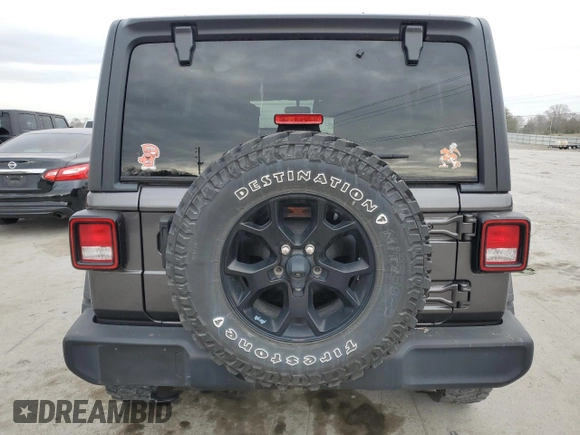 2021 Jeep Wrangler Unlimited 80th Anniversary z VIN 1C4HJXDG9MW790627, wystawiony jako Copart lot #82478604 z przebiegiem 29 928 mil mil oraz Szkoda całkowita • Salvage title. Historia ofert i sprzedaży dostępna na DreamBid. Obrazek 6.