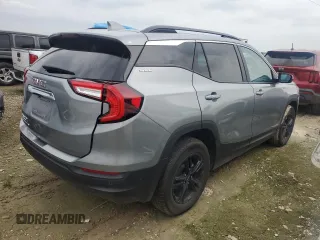 2024 GMC Terrain SLE with VIN 3GKALMEG7RL396649, listed as a Copart auction lot 54423435 with 3,411 mi miles and Salvage title. Bid and sale history available at DreamBid. Image 3.