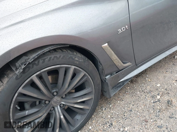 2018 Infiniti Q60 3.0t LUXE with VIN JN1EV7ELXJM392002, listed as a IAAI auction lot 41153596 with 51,369 mi miles. Bid and sale history available at carsss.com. Image 19.