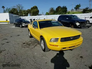 2005 Ford Mustang Deluxe with VIN 1ZVFT80N255129053, listed as a Copart auction lot 52557555 with 161,119 mi miles and Salvage Title. Bid and sale history available at carsss.com. Image 10.