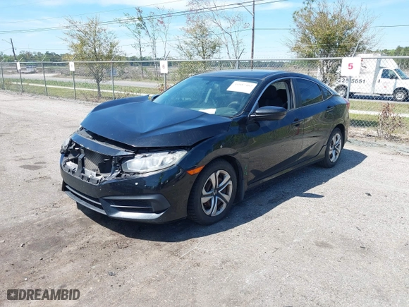 2017 Honda Civic Sedan LX with VIN 19XFC2F57HE061090, listed as a IAAI auction lot 41887402 with 129,167 mi miles. Bid and sale history available at carsss.com. Image 17.