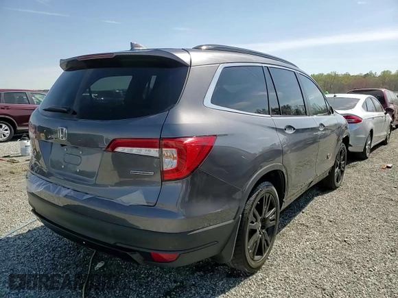 2022 Honda Pilot Special Edition with VIN 5FNYF5H23NB023656, listed as a Copart auction lot 50919005 with 55,388 mi miles and Salvage Title. Bid and sale history available at DreamBid. Image 15.