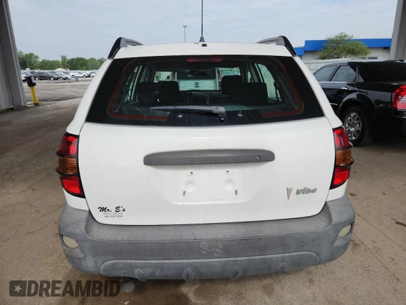 2007 Pontiac Vibe with VIN 5Y2SL65877Z430535, listed as a Copart auction lot 60508955 with 91,000 mi miles and Salvage title. Bid and sale history available at DreamBid. Image 6.