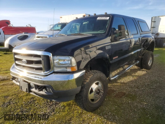 2003 Ford F-350 XL with VIN 1FTWW33P63EB35350, listed as a Copart auction lot 44865495 with 169,124 mi miles and Salvage Title. Bid and sale history available at DreamBid. Image 1.