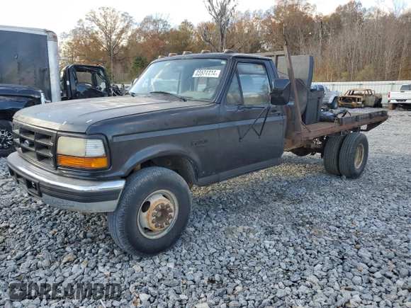 1996 Ford F-350 with VIN 1FDLF47F7TEA53763, listed as a Copart auction lot 85574414 with Not provided miles and Salvage title. Bid and sale history available at DreamBid. Image 2.