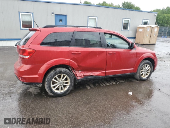 2014 Dodge Journey SXT z VIN 3C4PDDBG5ET290590, wystawiony jako Copart lot #57758595 z przebiegiem 87 443 mil mil oraz Szkoda całkowita • Salvage title. Historia ofert i sprzedaży dostępna na DreamBid. Obrazek 3.