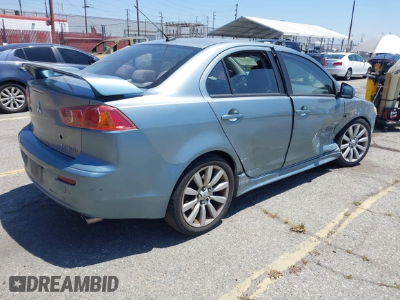 2008 Mitsubishi Lancer GTS z VIN JA3AU86U38U021896, wystawiony jako IAAI lot #42294311 z przebiegiem 188 937 mil mil oraz . Historia ofert i sprzedaży dostępna na DreamBid. Obrazek 4.