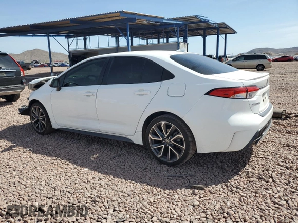 2020 Toyota Corolla SE with VIN JTDS4RCE5LJ016170, listed as a Copart auction lot 50969895 with 58,383 mi miles and Salvage Title. Bid and sale history available at DreamBid. Image 2.