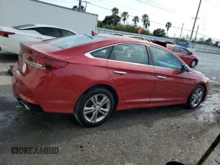 2018 Hyundai Sonata Sport with VIN 5NPE34AF2JH601518, listed as a Copart auction lot 54181315 with 41,210 mi miles and Salvage Title. Bid and sale history available at carsss.com. Image 3.