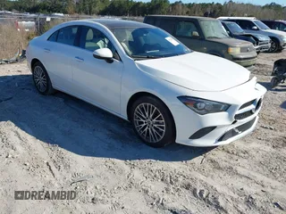 2022 Mercedes-Benz CLA with VIN W1K5J4GB8NN249535, listed as a IAAI auction lot 41717811 with 61,561 mi miles. Bid and sale history available at carsss.com. Image 1.