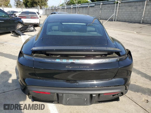2022 Porsche Taycan GTS with VIN WP0AD2Y10NSA59551, listed as a Copart auction lot 36894013 with 5,593 mi miles and . Bid and sale history available at DreamBid. Image 6.